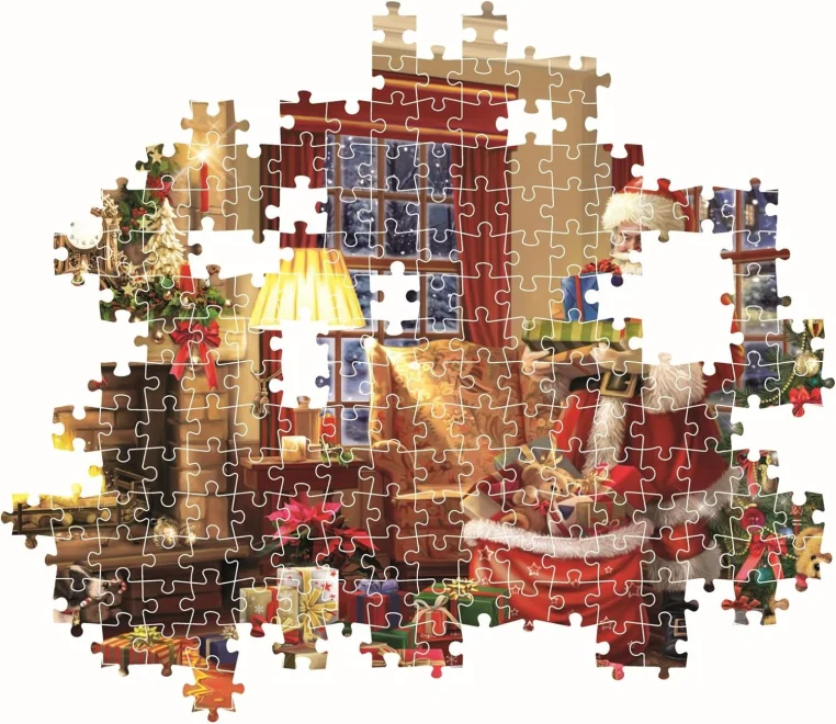 CLEMENTONI Puzzle Santova návštěva 1000 dílků