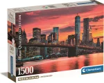 CLEMENTONI Puzzle East River za soumraku 1500 dílků