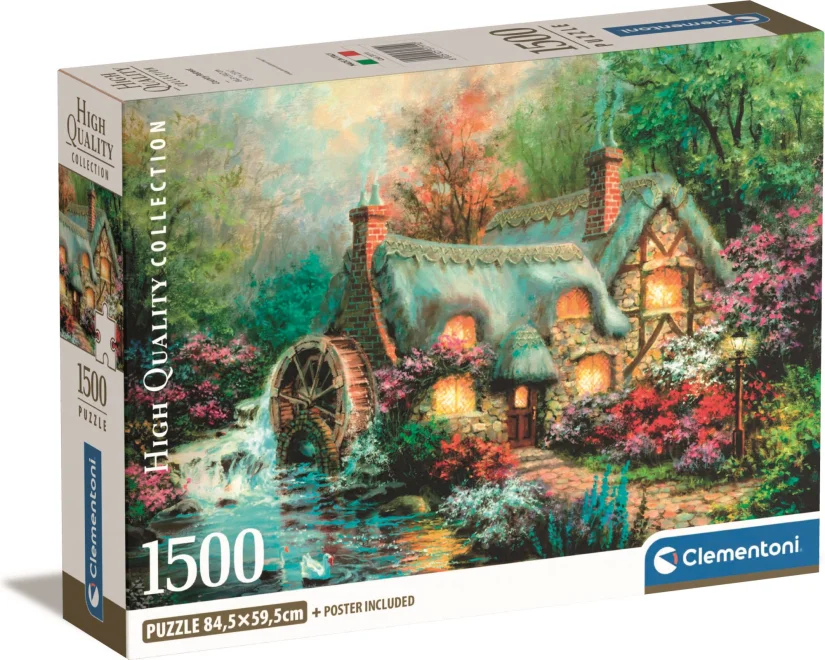 CLEMENTONI Puzzle Útočiště na venkově 1500 dílků