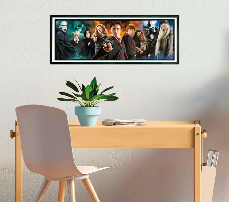 CLEMENTONI Panoramatické puzzle Harry Potter 1000 dílků