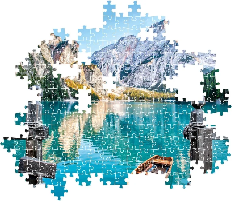 CLEMENTONI Puzzle Jezero Braies 500 dílků