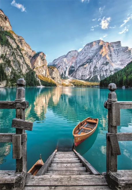 CLEMENTONI Puzzle Jezero Braies 500 dílků