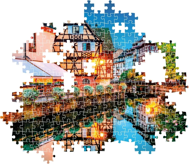 CLEMENTONI Puzzle Staré město, Štrasburk 500 dílků