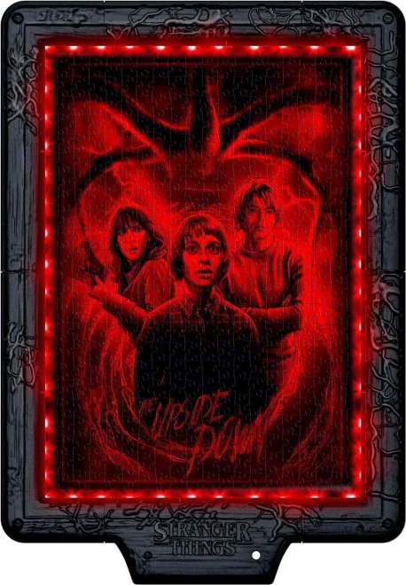 Svítící puzzle Clementoni Metamorphic Art Stranger Things: Demogorgonův lov