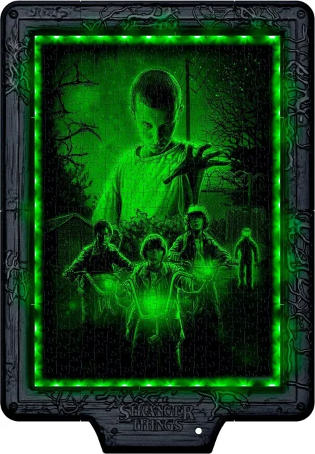 Svítící puzzle Clementoni Metamorphic Art Stranger Things: Demogorgonův lov
