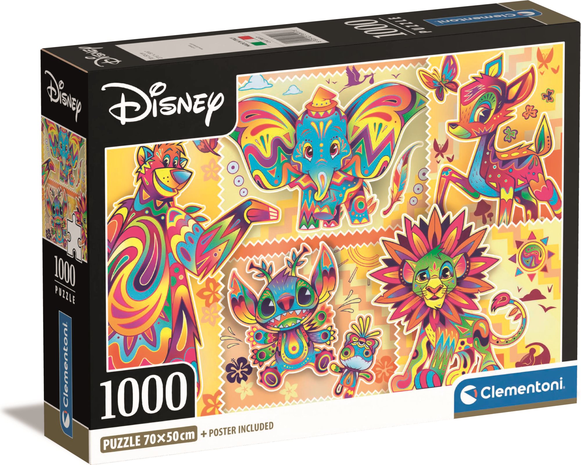 CLEMENTONI Puzzle Disney Classics 1000 dílků