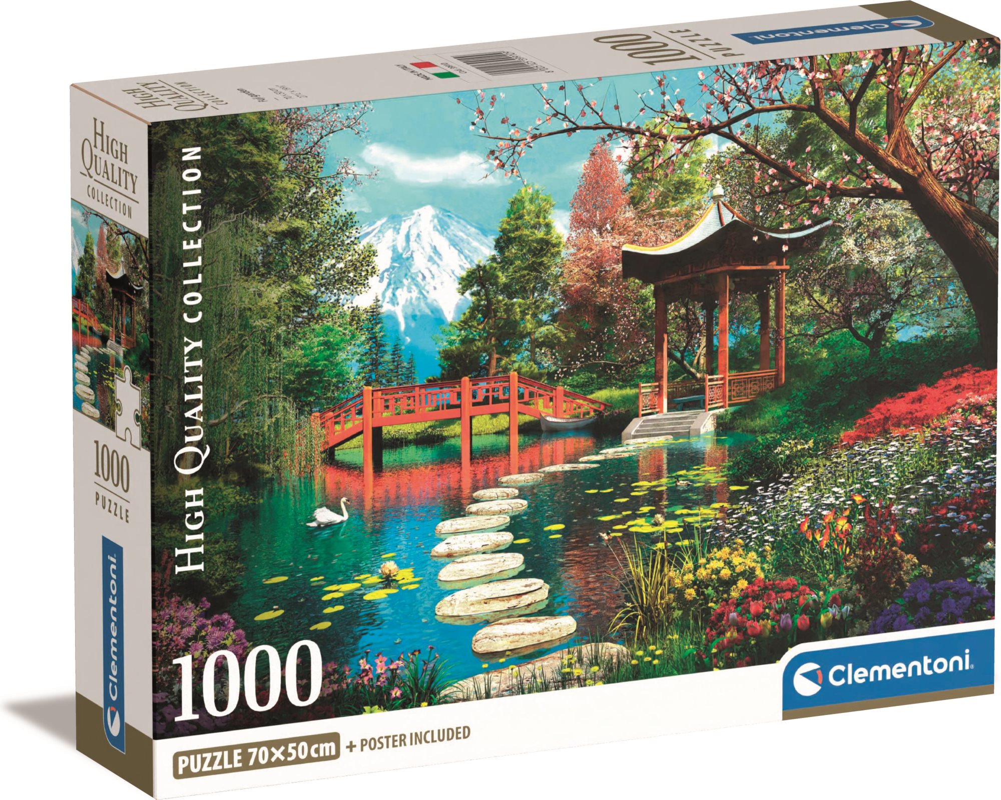 CLEMENTONI Puzzle Zahrada Fuji 1000 dílků