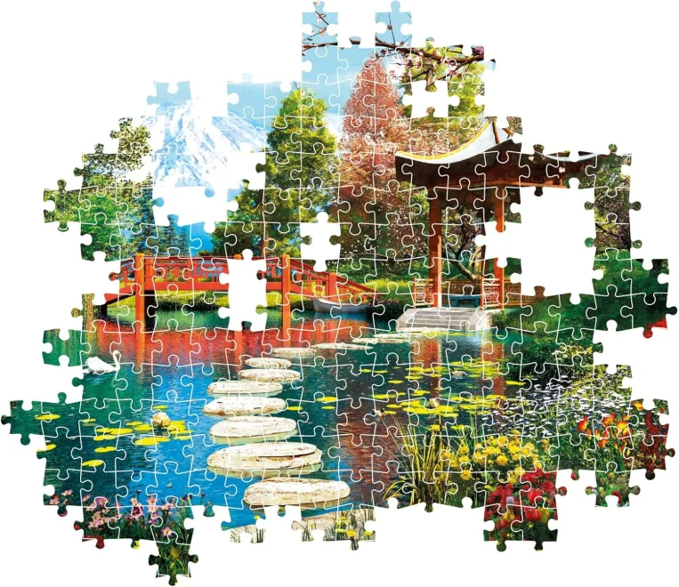 CLEMENTONI Puzzle Zahrada Fuji 1000 dílků