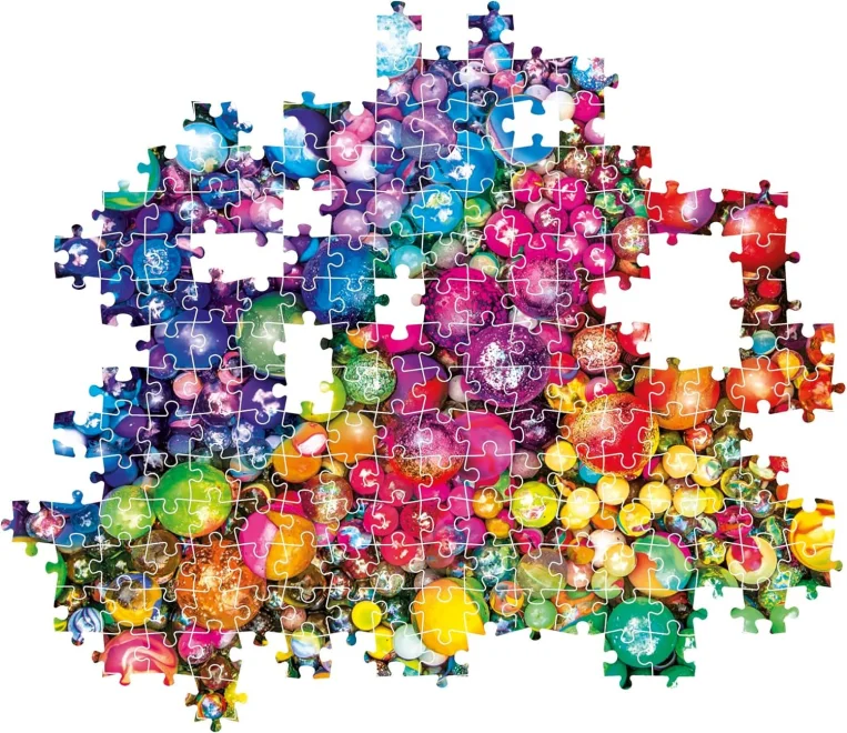 CLEMENTONI Puzzle ColorBoom: Nádherné kuličky 1000 dílků