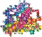 CLEMENTONI Puzzle ColorBoom: Nádherné kuličky 1000 dílků