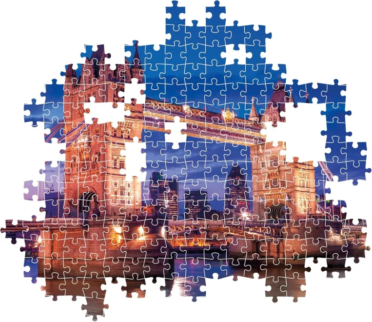 CLEMENTONI Puzzle Tower Bridge v noci 1000 dílků