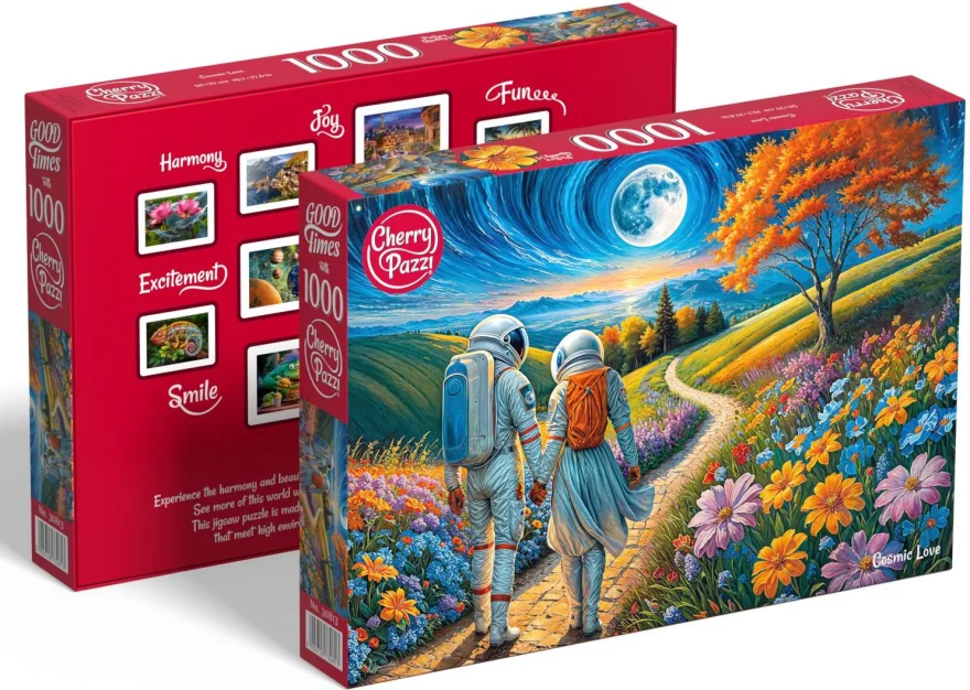 CHERRY PAZZI Puzzle Kosmická láska 1000 dílků