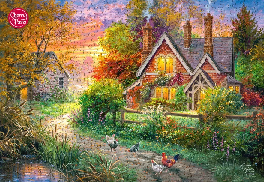 CHERRY PAZZI Puzzle Teplo domova 500 dílků