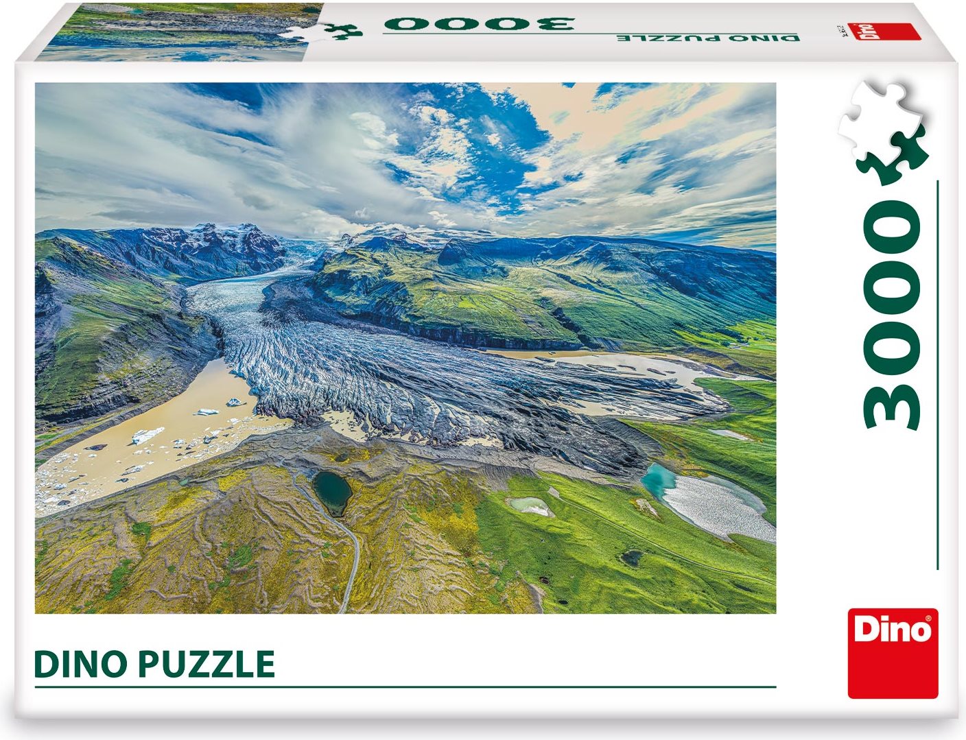 DINO Puzzle Islandský ledovec 3000 dílků
