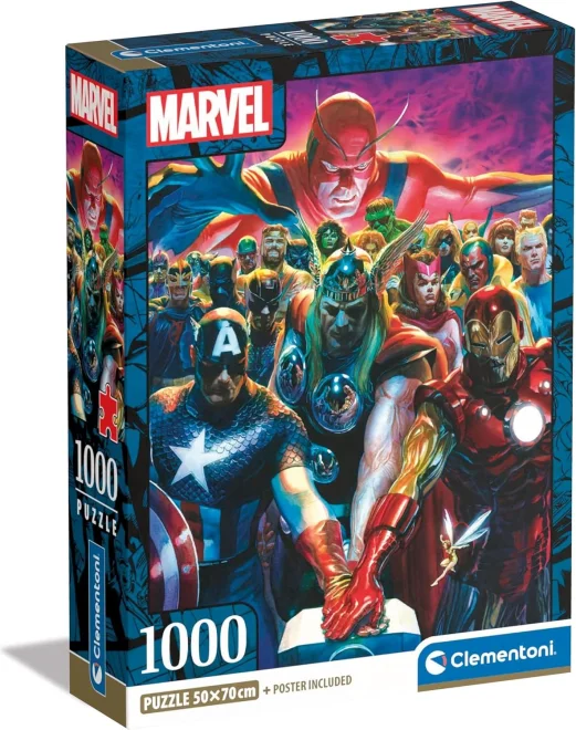 CLEMENTONI Puzzle Marvel: Avengers 1000 dílků