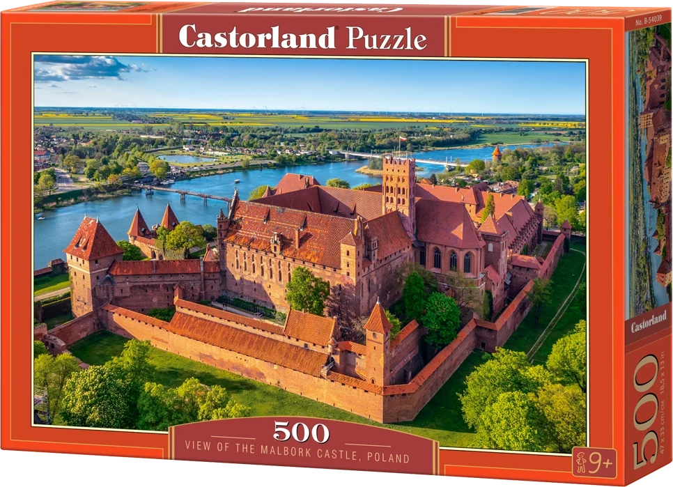 CASTORLAND Puzzle Hrad Malbork, Polsko 500 dílků