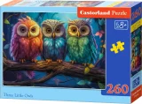 CASTORLAND Puzzle Tři malé sovy 260 dílků