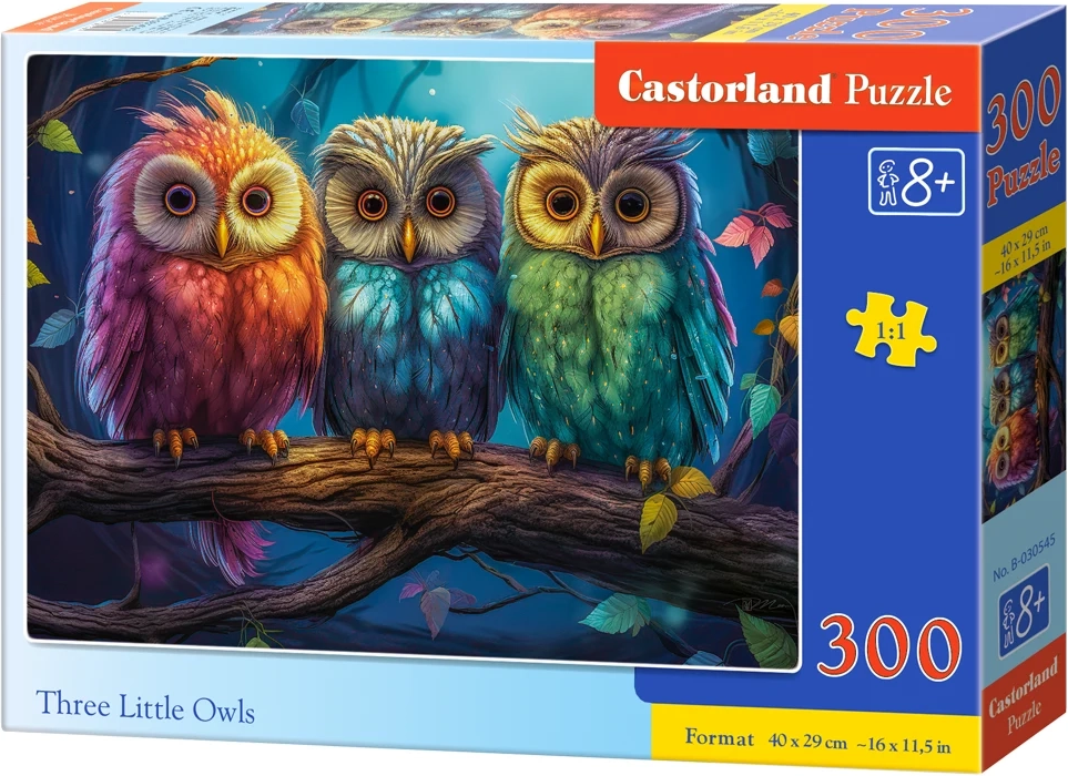 CASTORLAND Puzzle Tři malé sovy 300 dílků