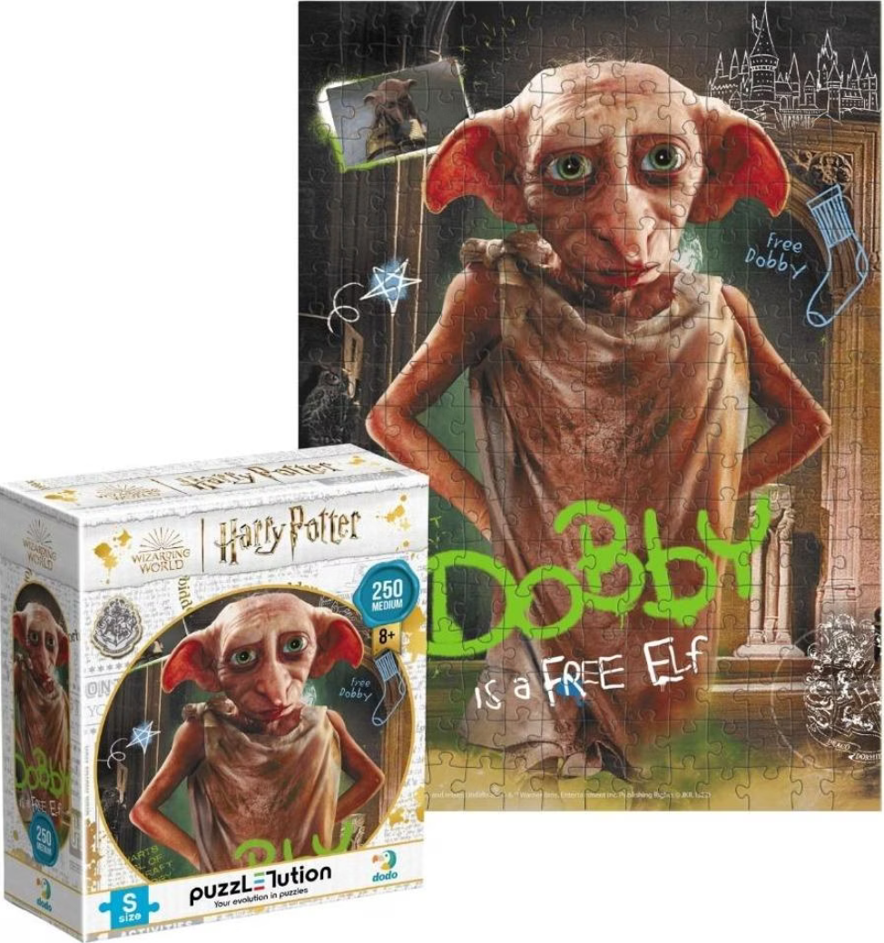 Puzzle Dodo 250 dílků Harry Potter: Skřítek Dobby (S)