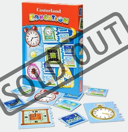 CASTORLAND Puzzle Učíme se hodiny 16x3 dílků