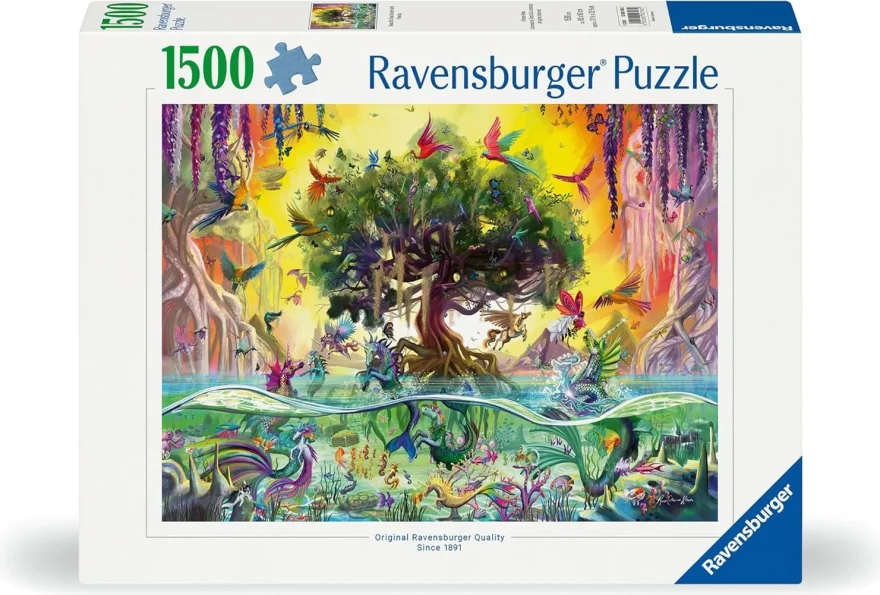 Ravensburger Puzzle Nádherný mořský jednorožec a přátelé 1500 dílků