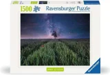RAVENSBURGER Puzzle Noční obloha nad obilným polem 1500 dílků