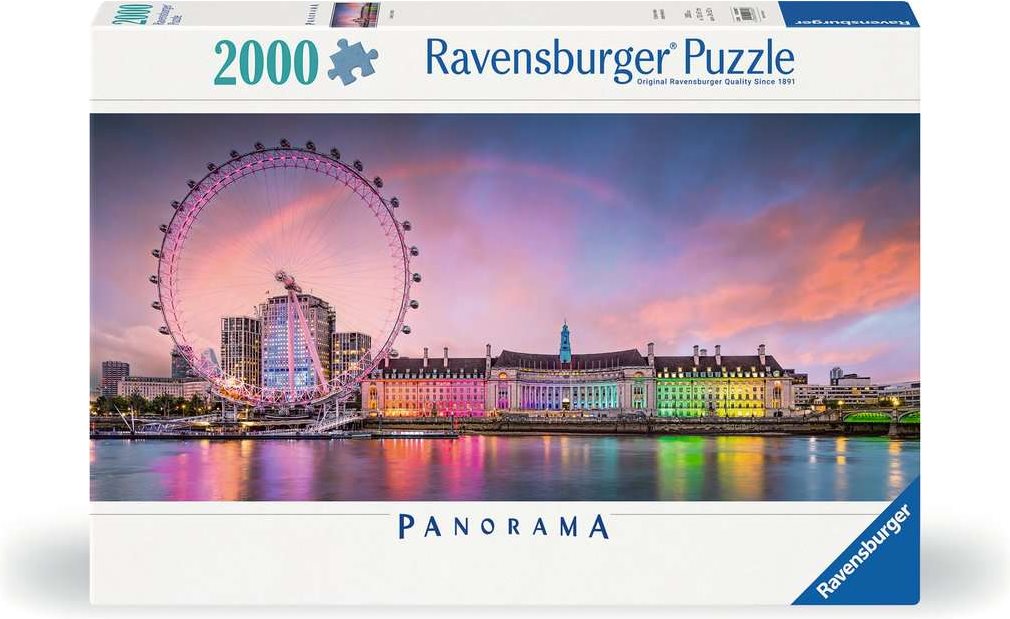RAVENSBURGER Panoramatické Barevný Londýn 2000 dílků