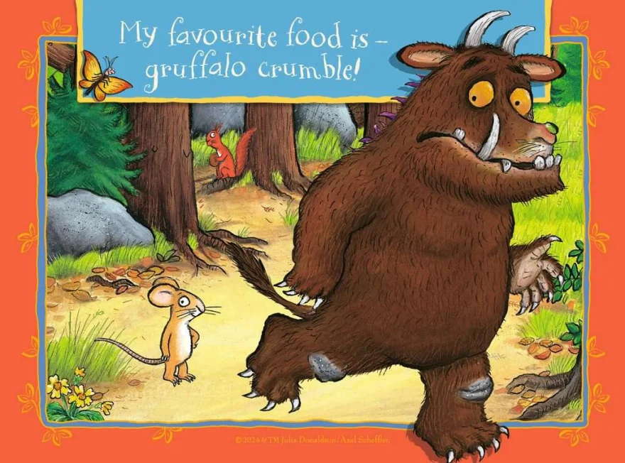 Puzzle pro děti Ravensburger sada 4v1 Gruffalo 12, 16, 20, 24 dílků