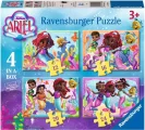 Puzzle Ariel 4v1 (12, 16, 20, 24 dílků)
