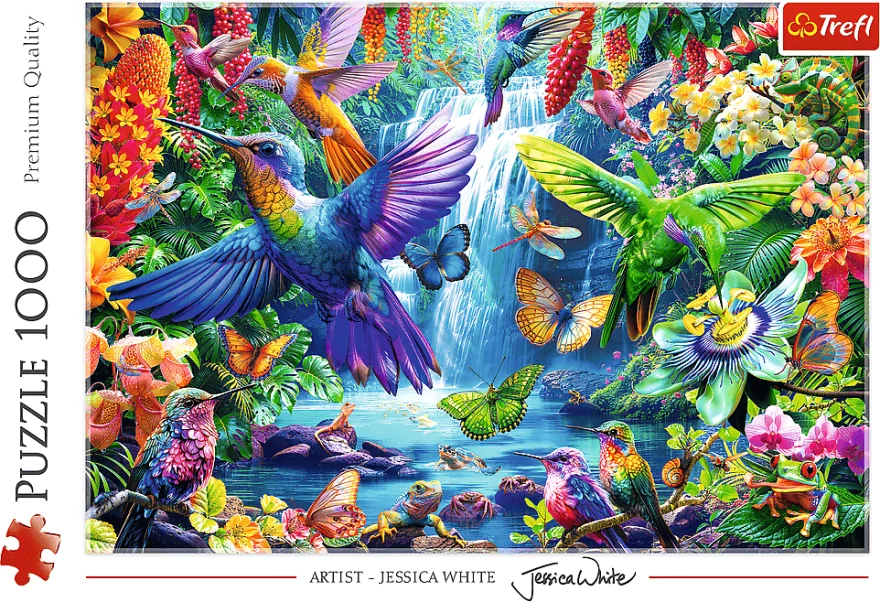 TREFL Puzzle Tropičtí kolibříci 1000 dílků