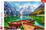 Trefl Puzzle Jezero Braies, Itálie 500 dílků