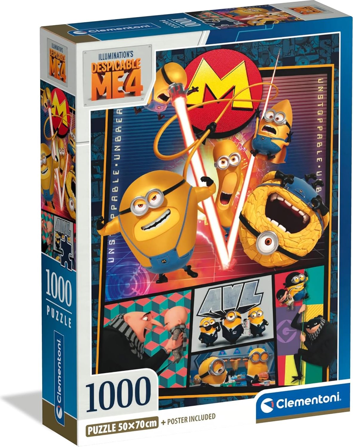 CLEMENTONI Puzzle Já, padouch 4, 1000 dílků