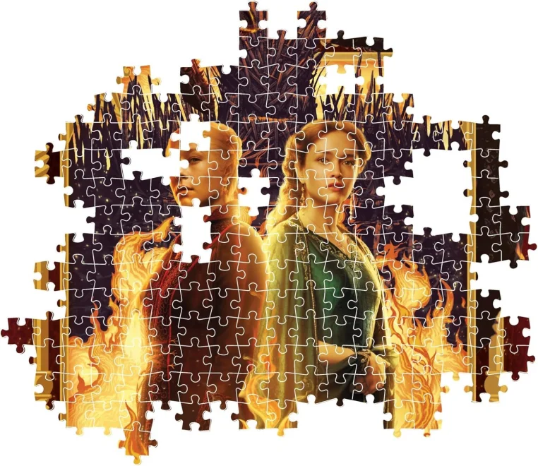 CLEMENTONI Puzzle Hra o trůny: Rod Draka 1000 dílků