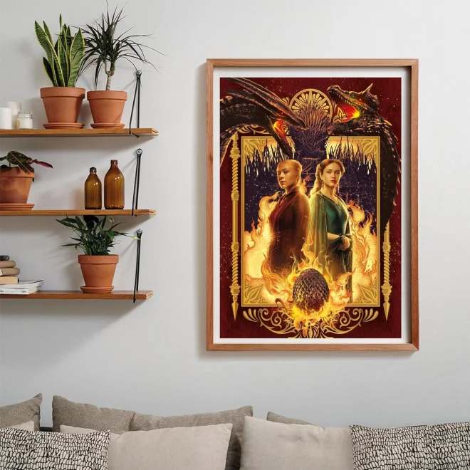 CLEMENTONI Puzzle Hra o trůny: Rod Draka 1000 dílků
