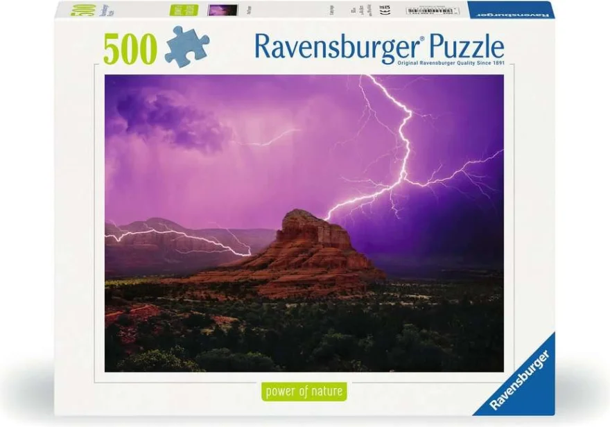 RAVENSBURGER Puzzle Růžová bouřka 500 dílků