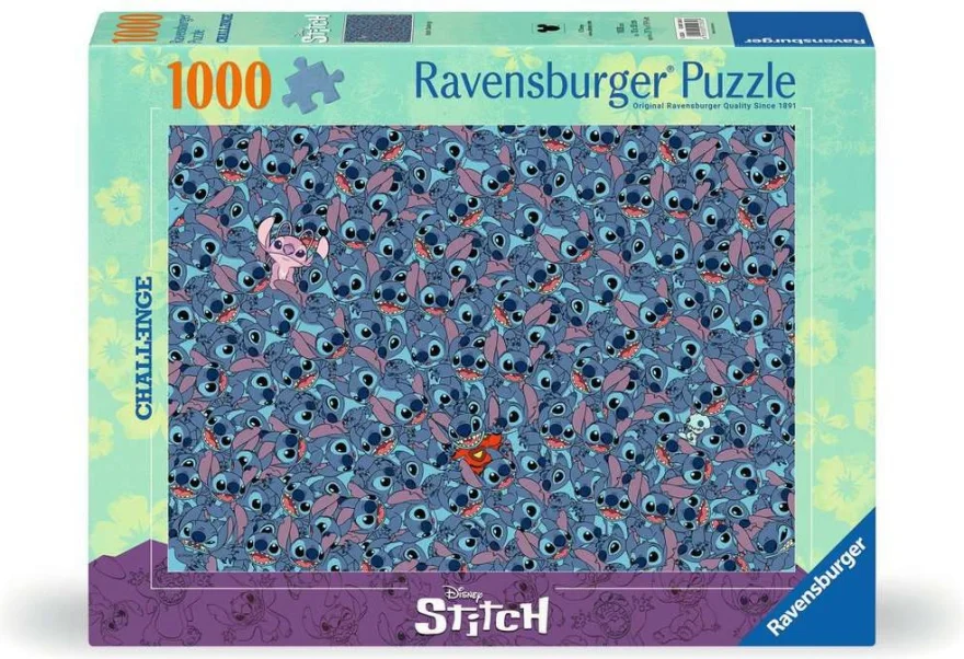 Ravensburger Puzzle Challenge: Stitch 1000 dílků