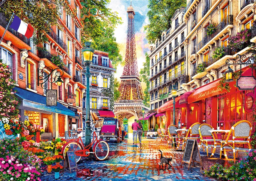 TREFL Puzzle Evropská města 2x500 dílků