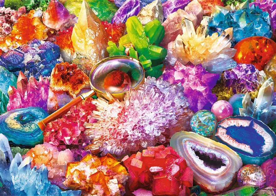 TREFL Puzzle Vesmír a krystaly 2x500 dílků