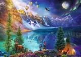 TREFL Puzzle Cesta po Americe 2x500 dílků