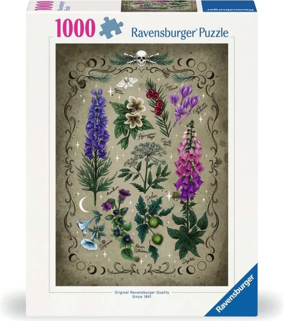 RAVENSBURGER Puzzle Jedovaté rostliny 1000 dílků