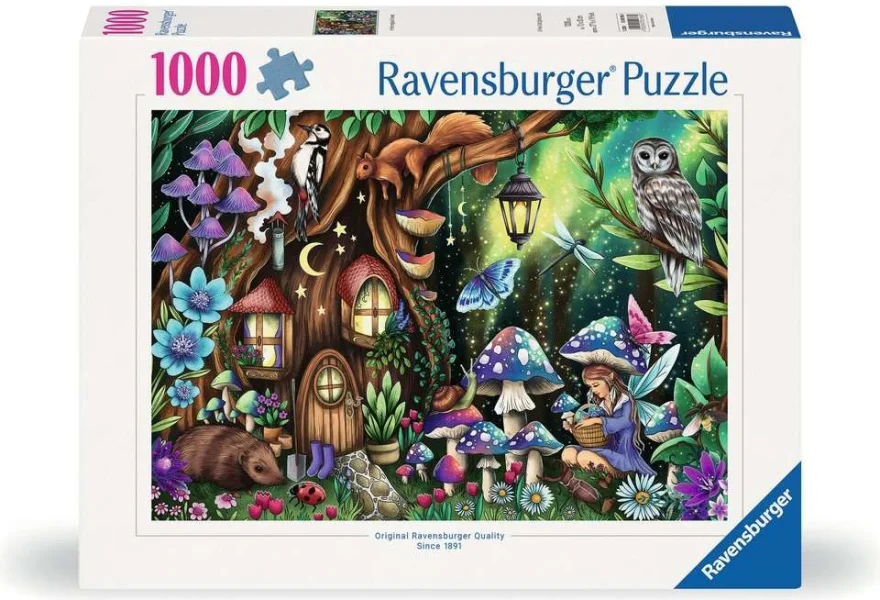 RAVENSBURGER Puzzle V kouzelném lese 1000 dílků