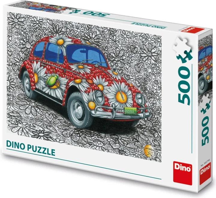 DINO Puzzle Malovaný VW Brouk 500 dílků