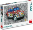 DINO Puzzle Malovaný VW Brouk 500 dílků