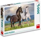 DINO Puzzle Zamilovaní koně 500 dílků
