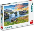 DINO Puzzle Islandský vodopád 500 dílků