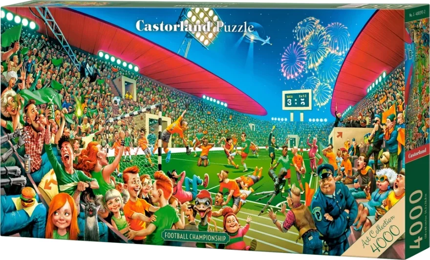 CASTORLAND Puzzle Art Collection: Fotbalové mistrovství 4000 dílků