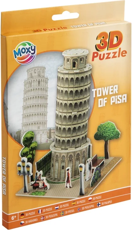 Moxy 3D puzzle Šikmá věž v Pise 21 dílků