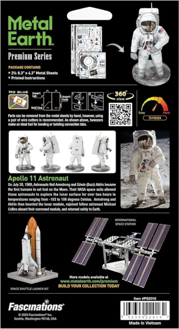 METAL EARTH 3D puzzle Premium Series: Apollo 11 Astronaut