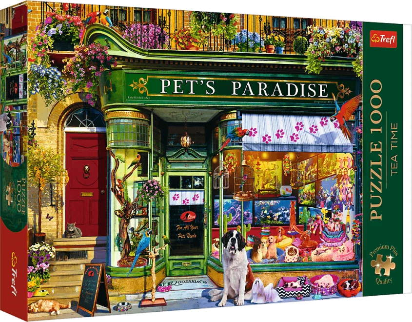 TREFL Puzzle Premium Plus Tea Time: Ráj zvířat 1000 dílků