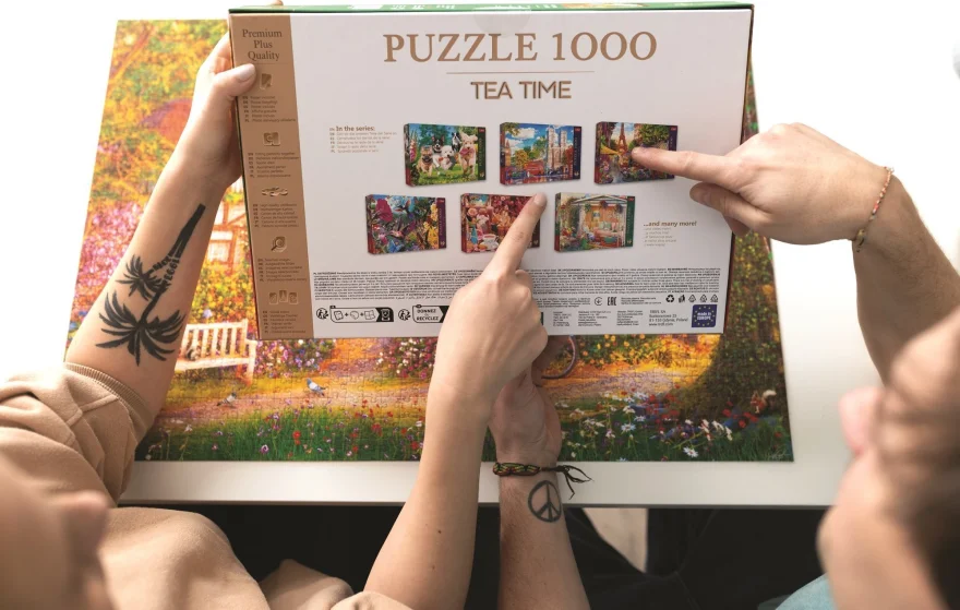 TREFL Puzzle Premium Plus Tea Time: Ráj zvířat 1000 dílků